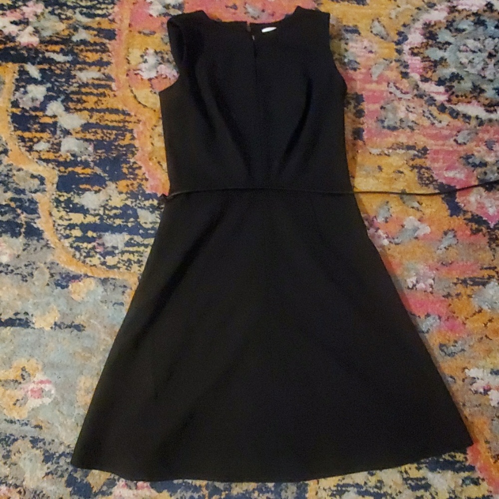 Calvin Klein keyhole A line little black dress